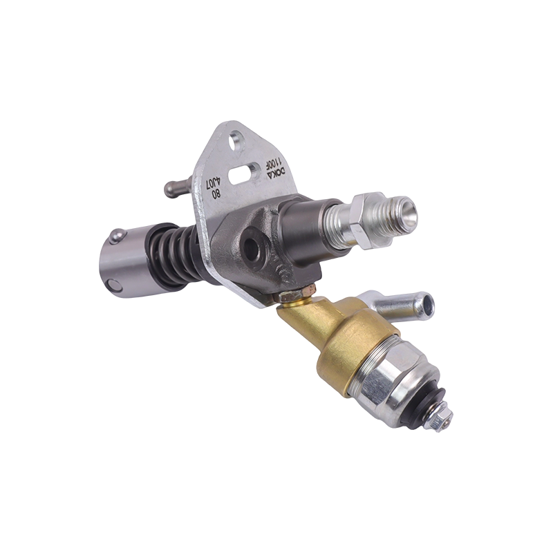 Bơm phun nhiên liệu loại van điện từ Yanmar Series 1100F, có thân con lăn và đầu nối thoát dầu M12x1.5, thích hợp cho động cơ làm mát bằng không khí xi-lanh đơn 1100FE